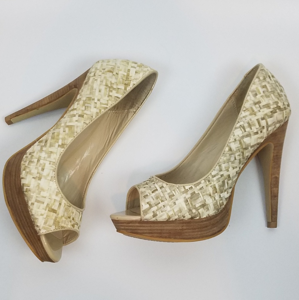 MICHAEL KORS | PEEP TOE HEELS
